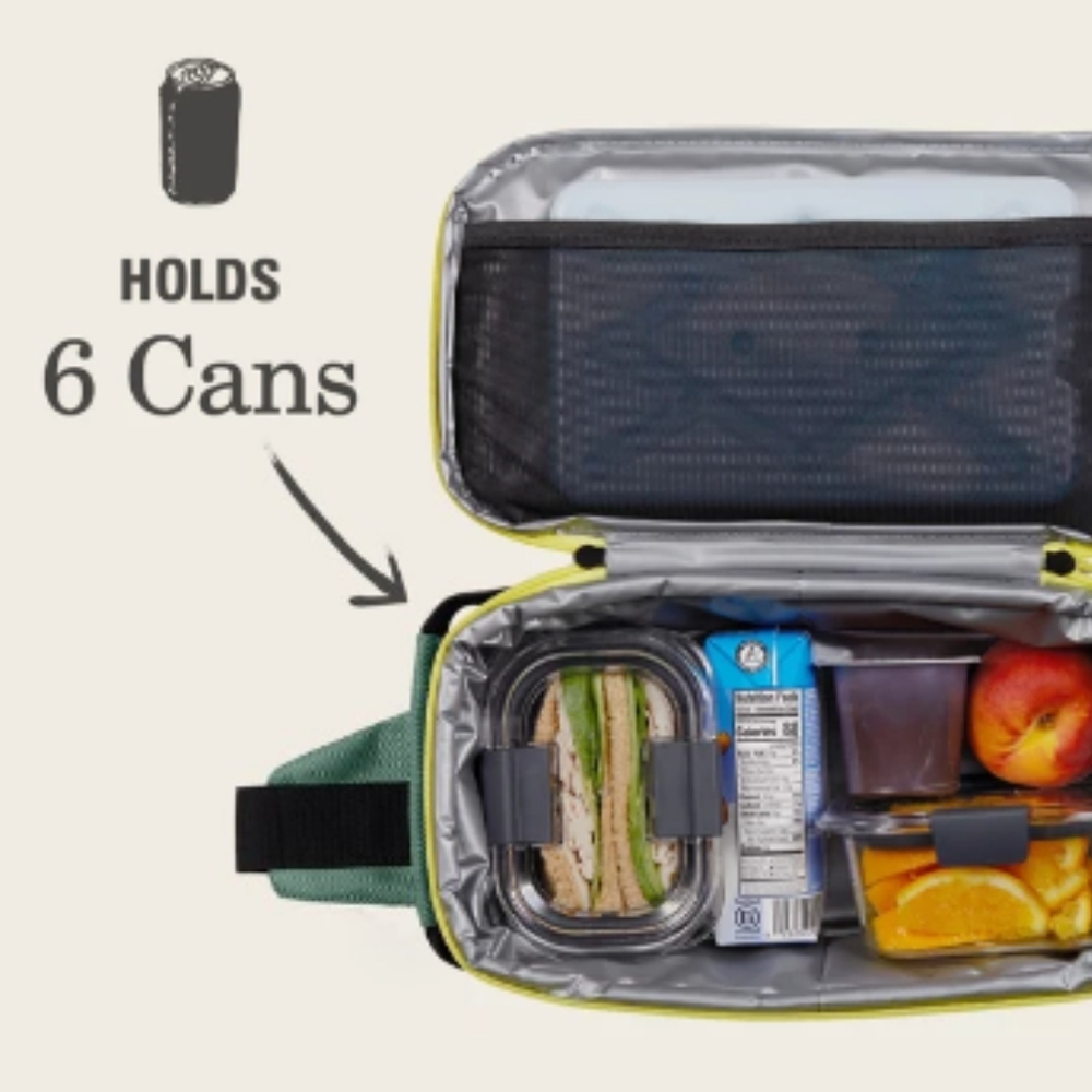 Coleman Green and Yellow Bike Handlebar Bag - Picture 6 of 13